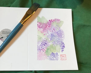 Hydrangeas Greeting Card