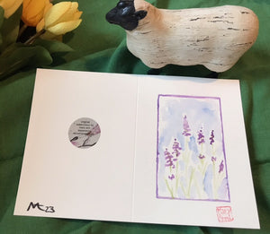 Lavender Greeting Card