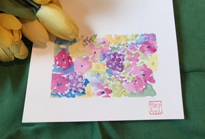 Floral Riot 2 Greeting Card