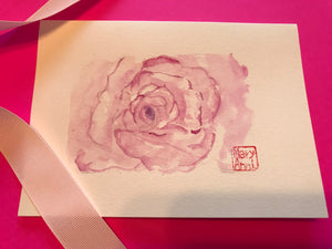 Rose Bloom Greeting Card