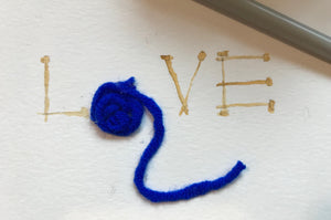 Love Knitting Greeting Card