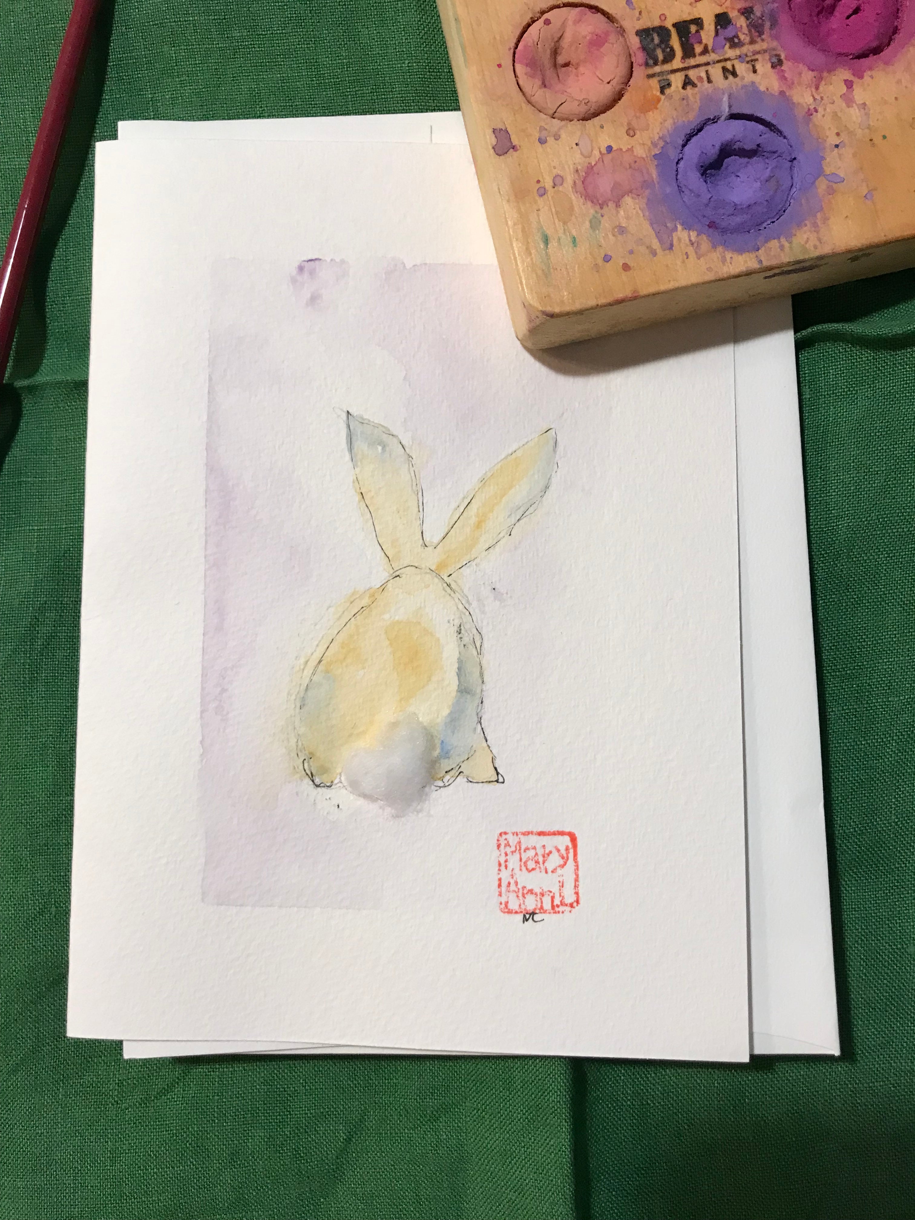 Cottontail Greeting Card