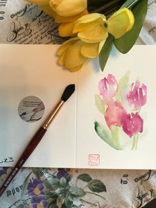 Tulips Greeting Card