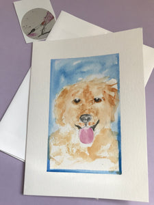 Golden Retriever Greeting Card