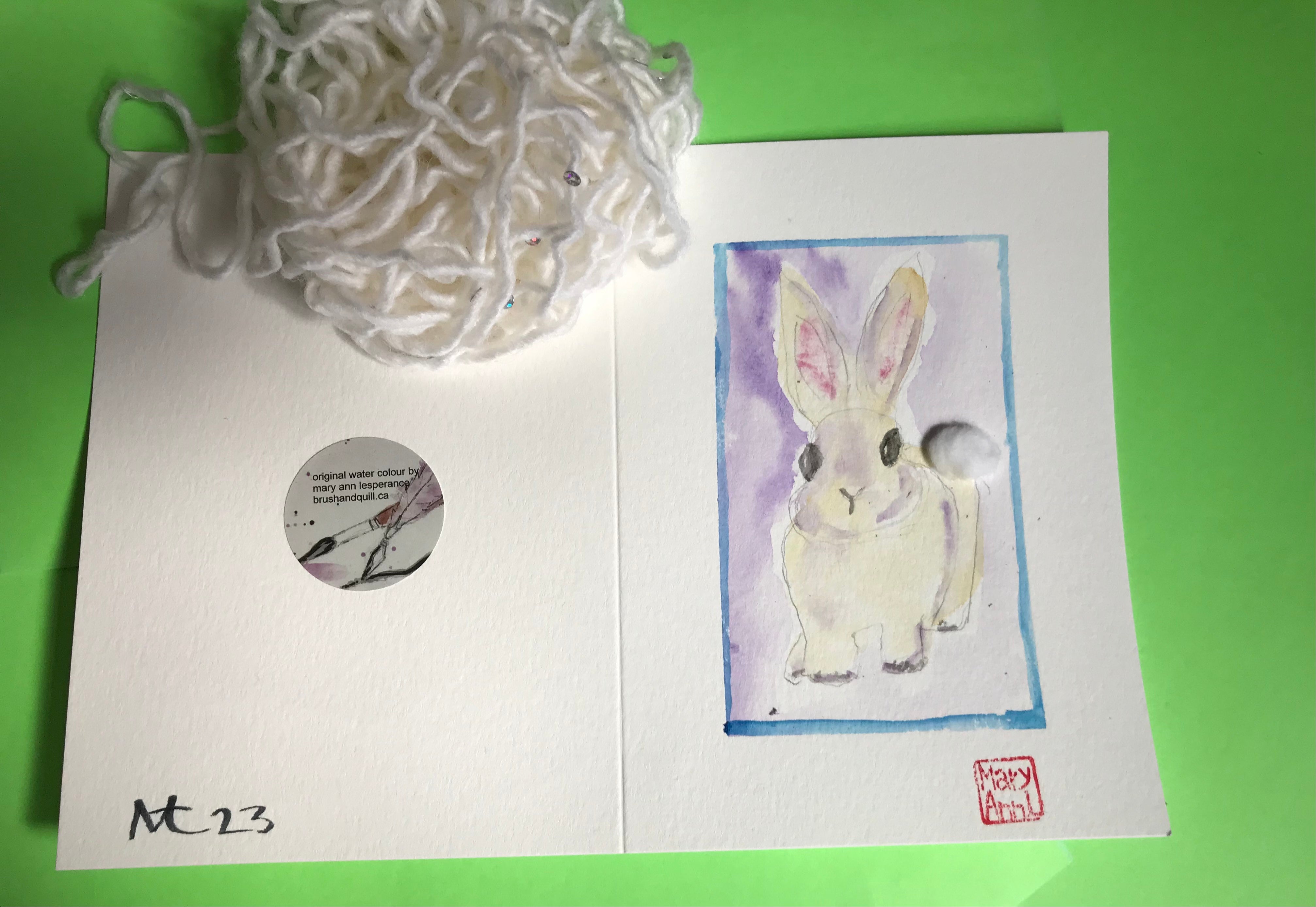 Cotton Tail Greeting Card