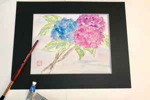 Original Watercolour Painting - Hydrangeas 2022