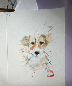 Terrier Greeting Card