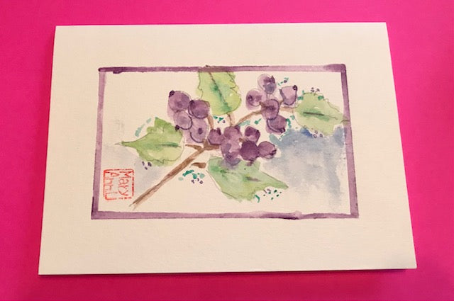 Berry Branch Greeting Card