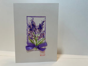 Lavender Bouquet Greeting Card