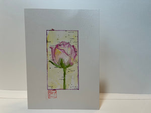 Rose Hugs & Kisses xoxo Greeting Card